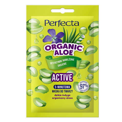 Perfecta Organic Aloe ACTIVE 5-minutowa maska do twarzy 10 ml
